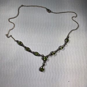 Sterling Silver and Citrine necklace.